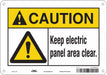 Safety Sign 7 in x 10 in Polyethylene