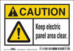 Safety Sign 3.5in x 5in Vinyl