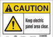 Safety Sign 10 inx14 in Vinyl