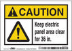 Safety Sign 3 1/2 inx5 in Vinyl