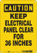 Safety Sign 10 inx7 in Aluminum