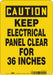 Safety Sign 10 inx7 in Polyethylene