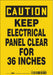Safety Sign 10 inx7 in Vinyl
