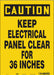 Safety Sign 14 inx10 in Vinyl