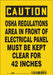 Safety Sign 10 inx7 in Vinyl