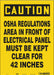 Safety Sign 14 inx10 in Vinyl