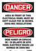 Safety Sign 20 in x 14 in Aluminum
