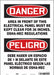Safety Sign 14 inx10 in Vinyl