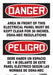 Safety Sign 20 inx14 in Vinyl