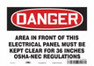 Safety Sign 7 in x 10 in Aluminum