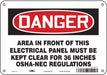 Safety Sign 7 inx10 in Vinyl