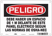 Safety Sign 7 in x 10 in Aluminum