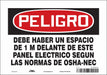 Safety Sign 7 in x 10 in Vinyl
