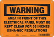 Safety Sign 7 in x 10 in Aluminum