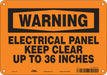 Safety Sign 7 in x 10 in Aluminum