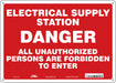 Safety Sign 10 inx14 in Aluminum