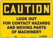 Safety Sign 10 in x 14 in Polyethylene