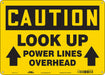 Safety Sign 10 inx14 in Polyethylene