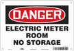Safety Sign 7 in x 10 in Aluminum