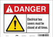Safety Sign 7 inx10 in Vinyl