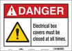 Safety Sign 10 in x 14 in Vinyl