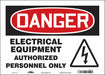Safety Sign 10 inx14 in Vinyl