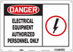 Safety Sign 10 in x 14 in Aluminum