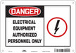 Safety Sign 7 in x 10 in Polyethylene