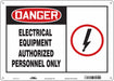 Safety Sign 10 in x 14 in Polyethylene