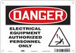 Safety Sign 7 in x 10 in Polyethylene