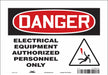 Safety Sign 7 in x 10 in Vinyl