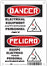 Safety Sign 10 in x 7 in Aluminum