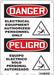 Safety Sign 14 inx10 in Polyethylene