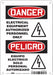 Safety Sign 10 in x 7 in Aluminum