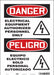 Safety Sign 14 in x 10 in Vinyl