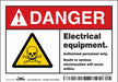 Safety Sign 3 1/2 inx5 in Vinyl