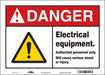 Safety Sign 10 inx14 in Vinyl