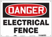 Safety Sign 10 in x 14 in Aluminum