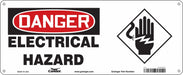Safety Sign 7 in x 17 in Polyethylene