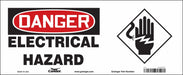 Safety Sign 7 in x 17 in Vinyl