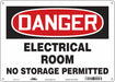 Safety Sign 10 inx14 in Polyethylene
