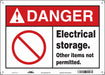 Safety Sign 10 in x 14 in Aluminum