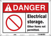 Safety Sign 10 in x 14 in Polyethylene