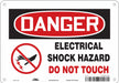 Safety Sign 7 in x 10 in Aluminum