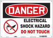 Safety Sign 10 in x 14 in Polyethylene