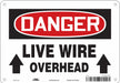 Safety Sign 7 in x 10 in Aluminum