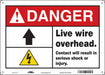 Safety Sign 10 inx14 in Aluminum