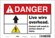 Safety Sign 7 in x 10 in Vinyl
