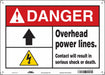 Safety Sign 10 inx14 in Aluminum