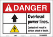 Safety Sign 10 inx14 in Vinyl